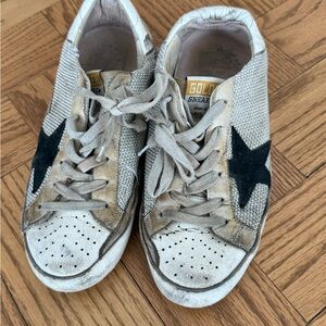 Golden Goose Women’s Sneakers - Grey & Navy Star